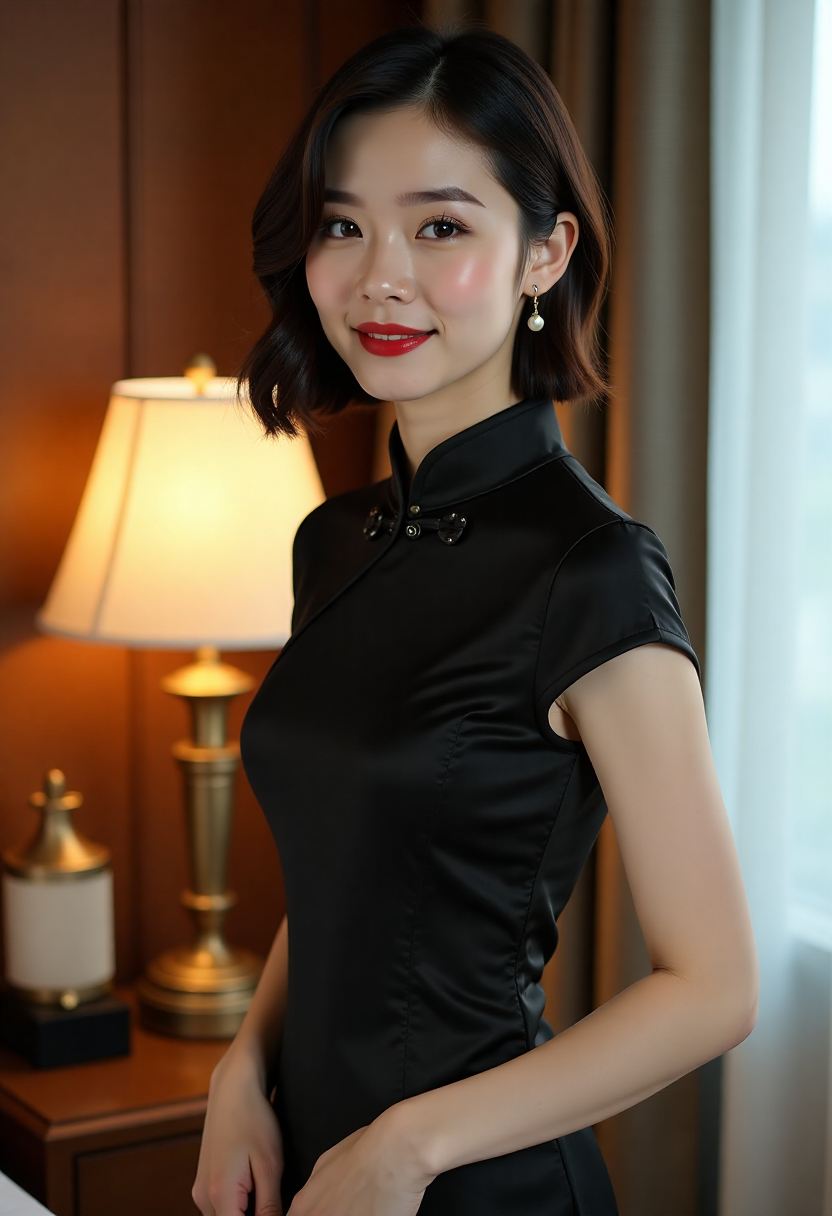 母亲对着屏幕学发弹幕